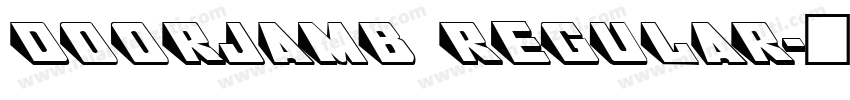 DoorJamb Regular字体转换